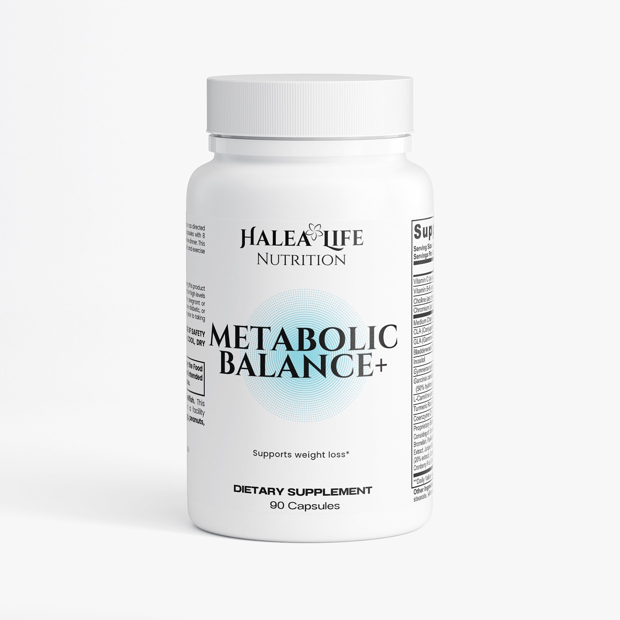 Metabolic Balance+ Capsules - CLA, L-Carnitine, Chromium & Turmeric