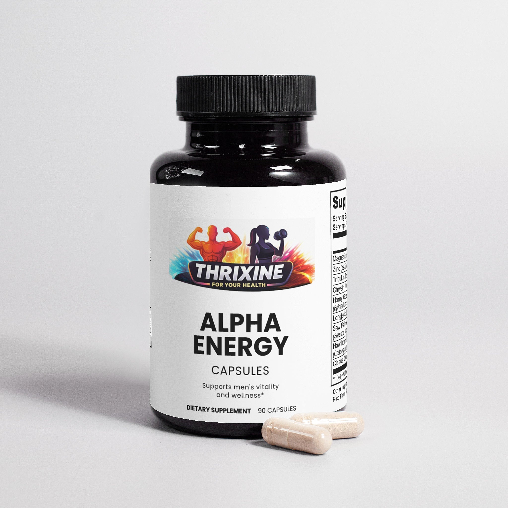 Alpha Men's Vitality Support Capsules - Made in the USA