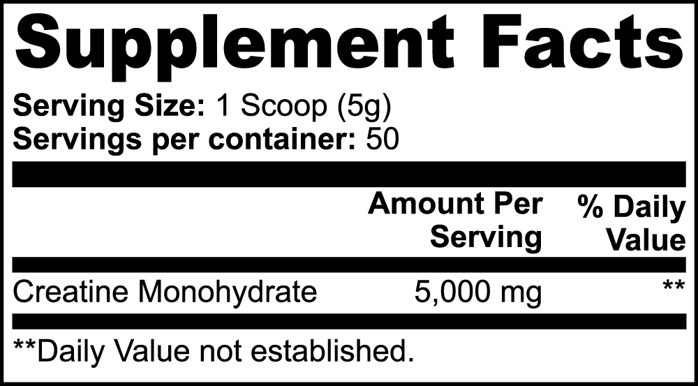 Pure Creatine Monohydrate | Strength & Muscle Performance