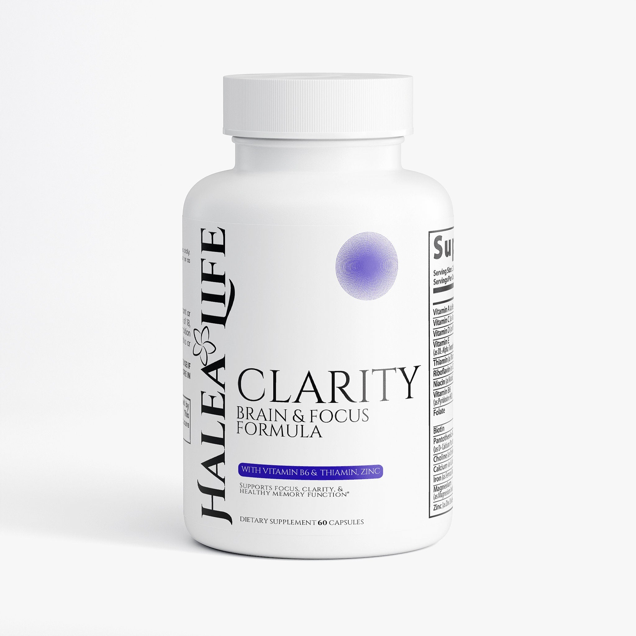 Brain & Focus Formula | Lion's Mane, Bacopa & DMAE