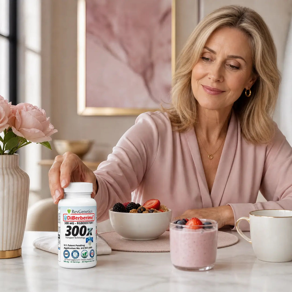 DiBerberine 300x: Dihydro Berberine Enteric + 300x Patent Pending Booster