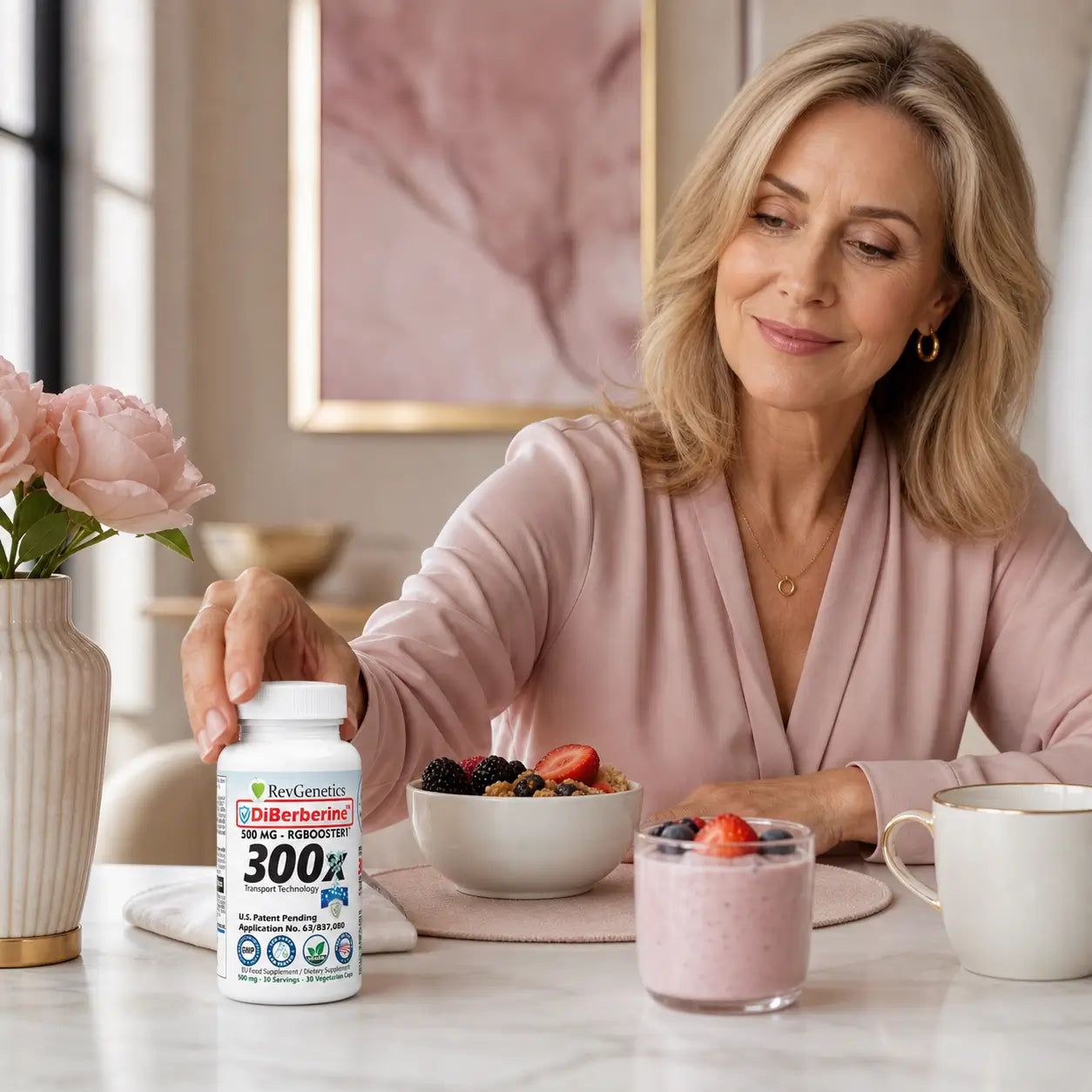 DiBerberine 300x: Dihydro Berberine Enteric + 300x Patent Pending Booster