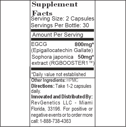 EGCG 800mg Caffeine-Free: Green Tea Extract for Cellular Health