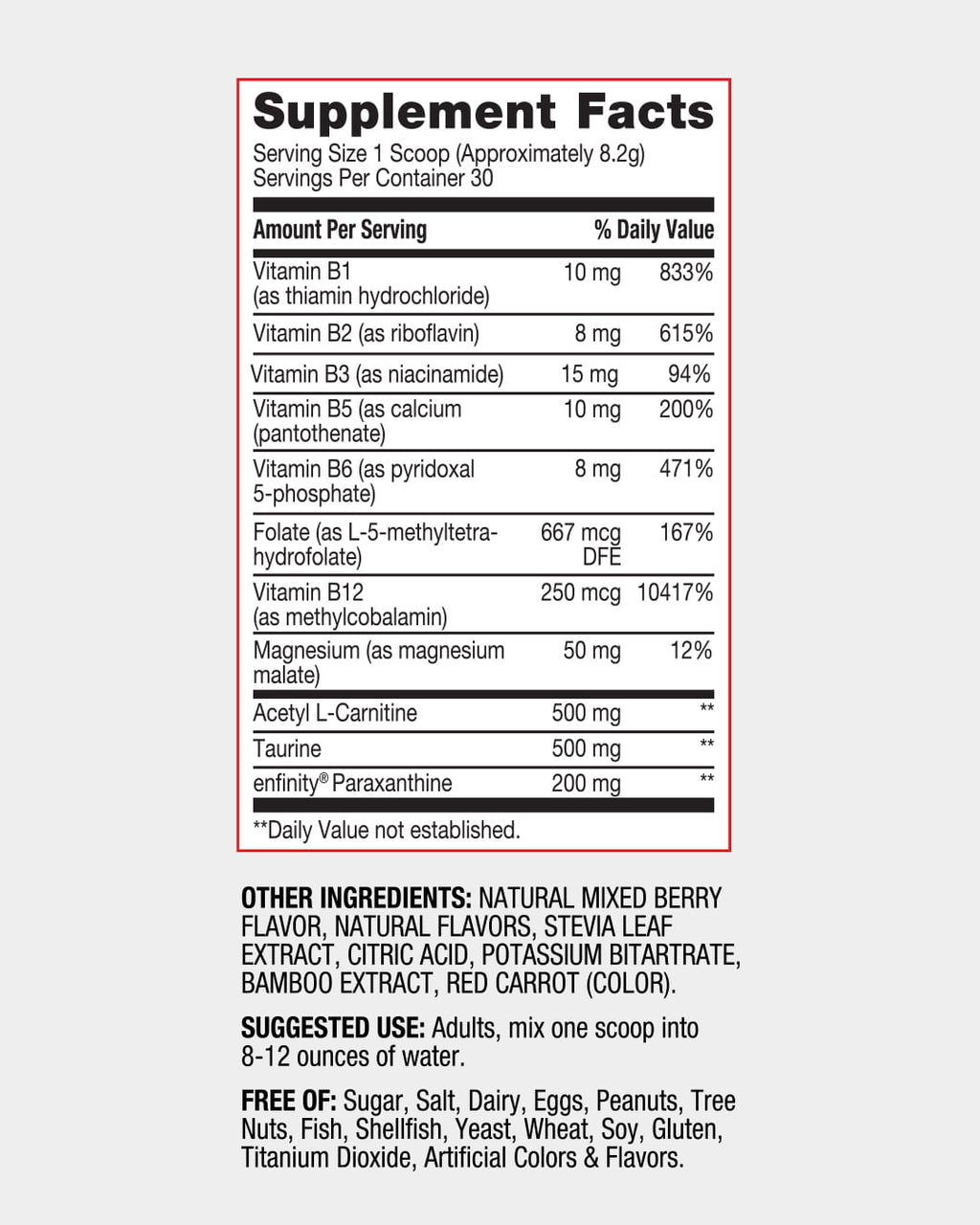 Red Rocker Essentials Energy Support