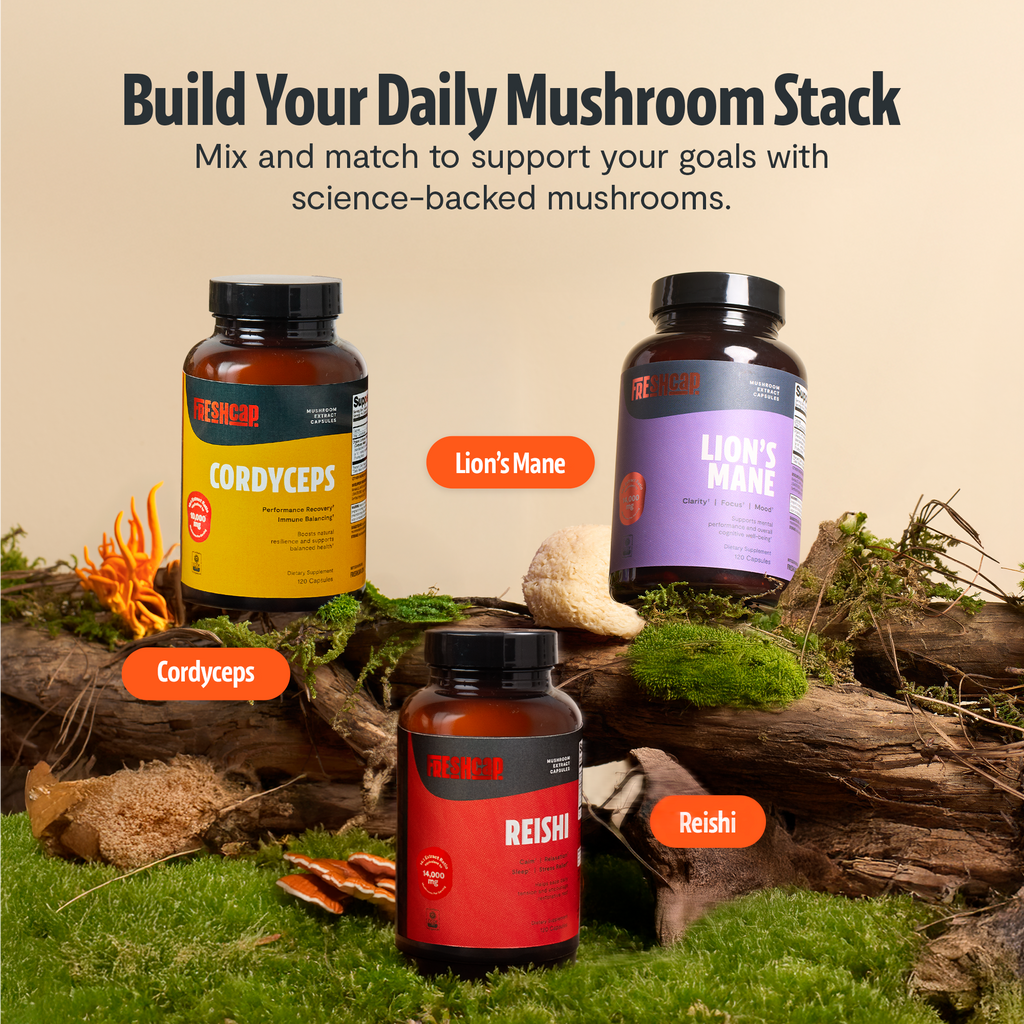 Organic Cordyceps Mushroom Supplement Capsules