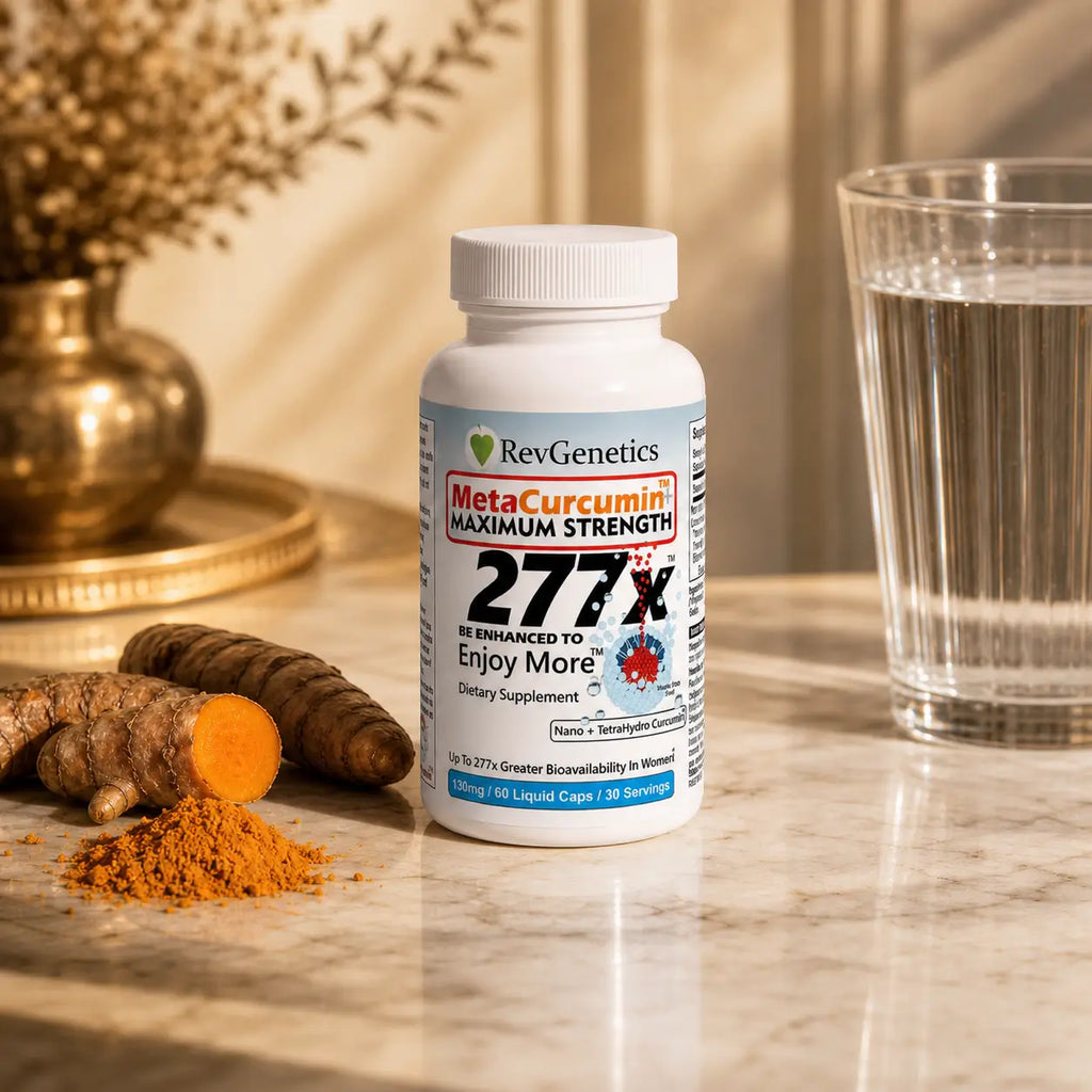 MetaCurcumin 277x: 10x SIRT6 Boost, No Pepper