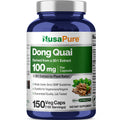 NusaPure Dong Quai with Angelica Sinensis Root 100mg Extract 20:1 - Suitable for Vegetarian/Vegan, Non- GMO - 2000 mg - 150 Capsules