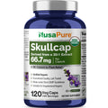 NusaPure Organic Skullcap Root 30:1 Extract, 66.66 mg Per Veggie Caps 120 Count (Non-GMO, Vegan)