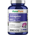NusaPure Astragalus Root 30:1 Extract, 500 mg 200 Veg Caps Suitable for Vegetarians and Vegans, Non-GMO