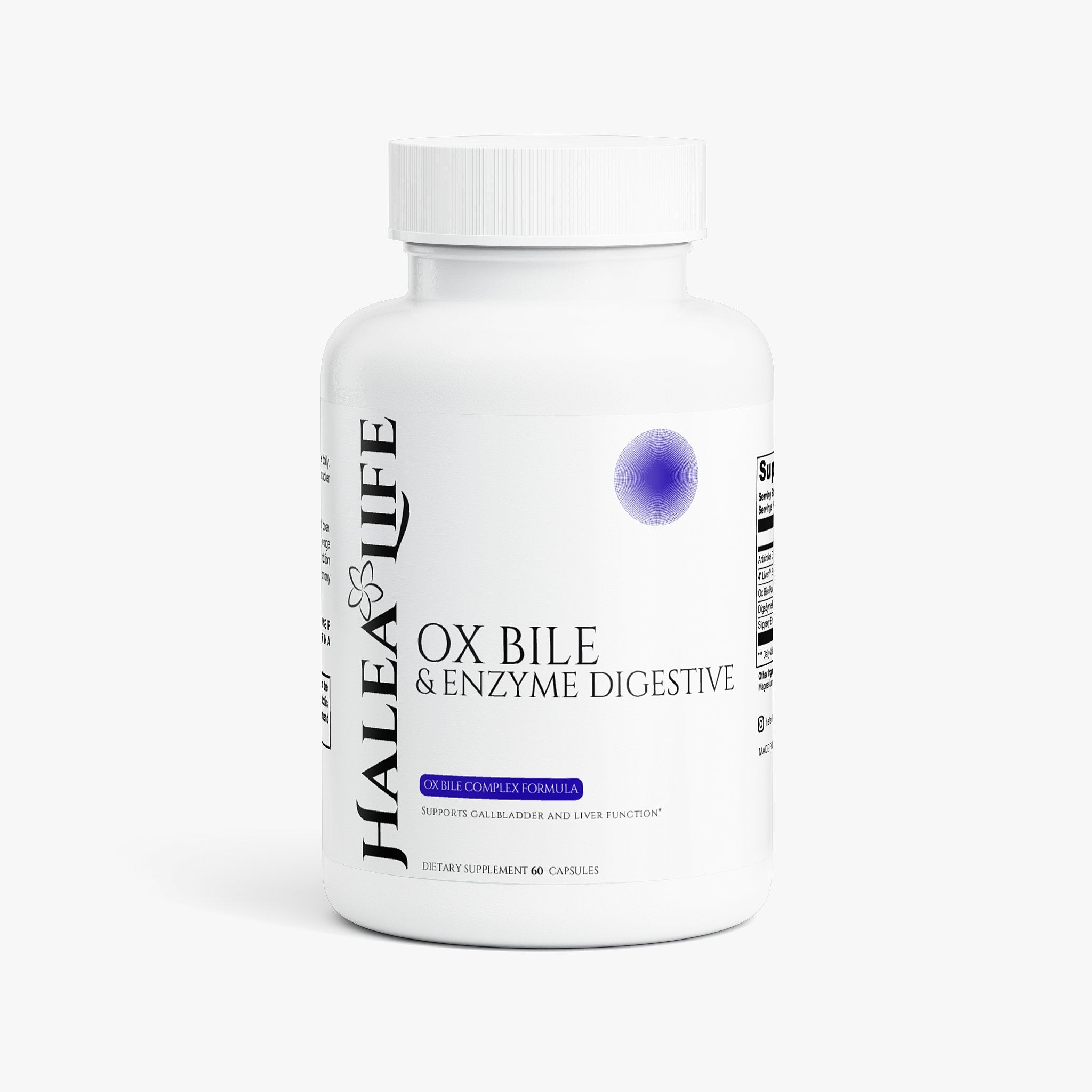 Ox Bile and Enzyme Digestive Capsules