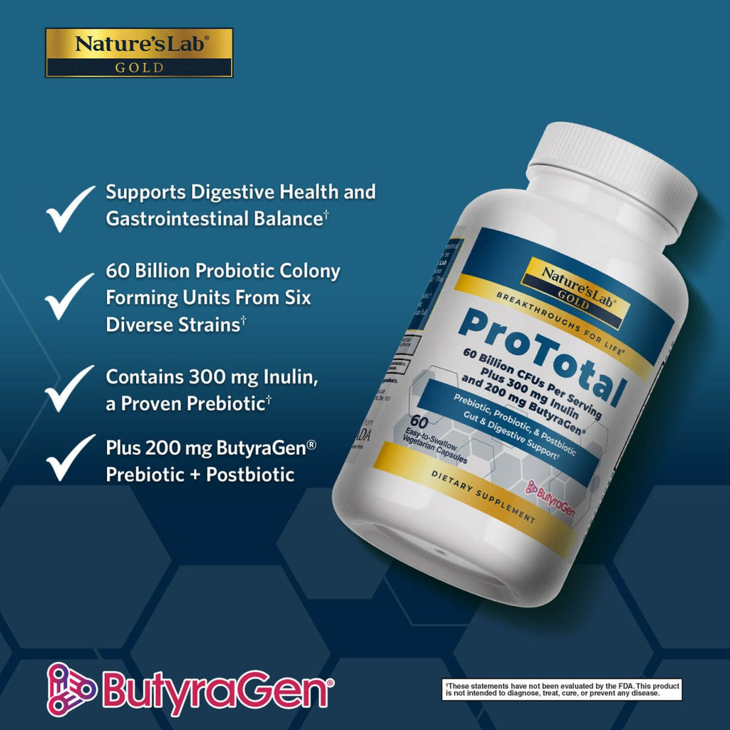 Nature's Lab Gold ProTotal - 60 Capsules
