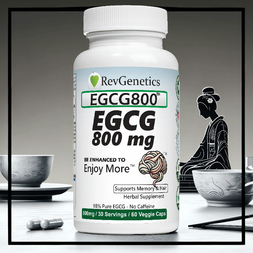 EGCG 800mg Caffeine-Free: Green Tea Extract for Cellular Health
