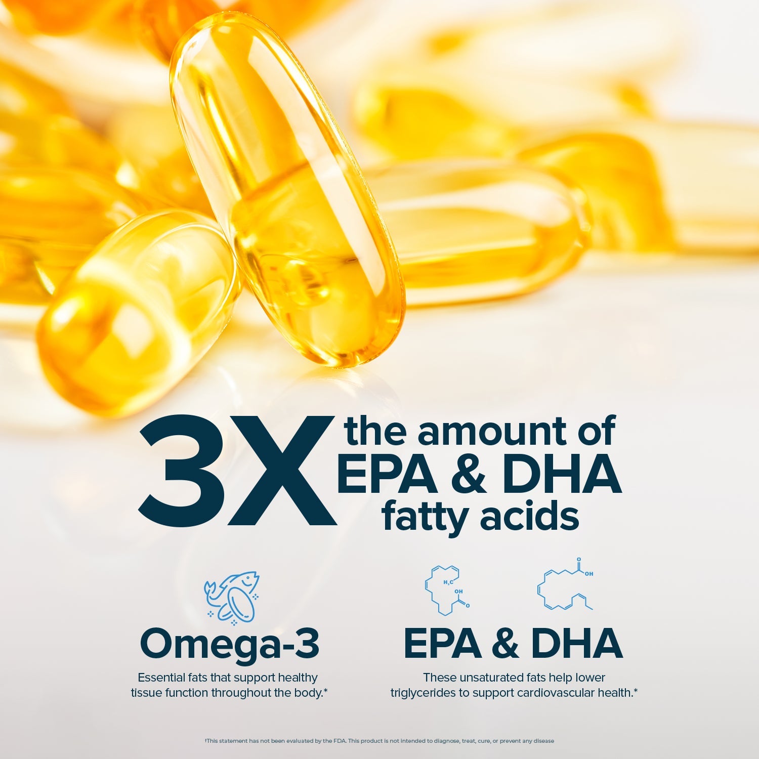Nature's Lab Triple Strength Omega-3 Fish Oil with EPA & DHA - 180 Softgels