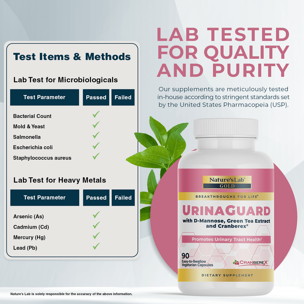 Nature's Lab Gold UrinaGuard - 90 Capsules