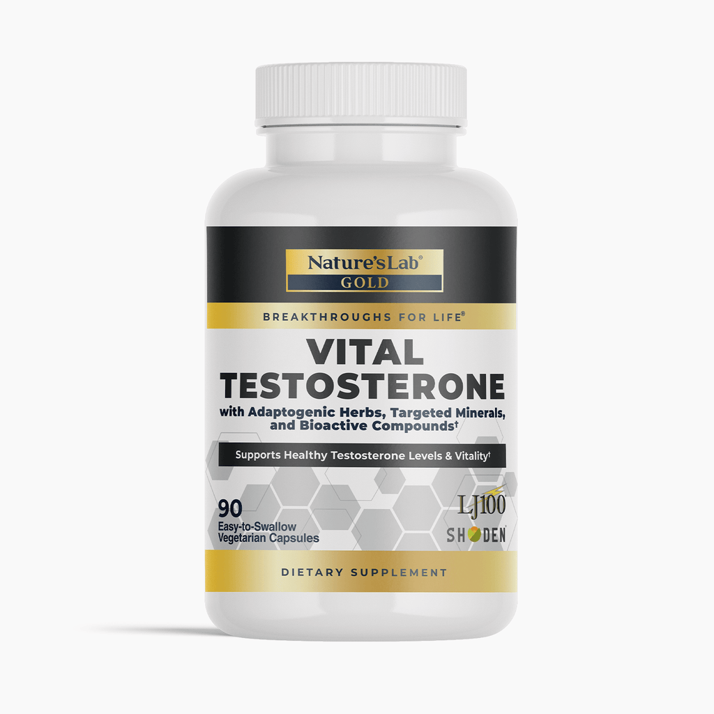 Nature's Lab Gold Vital Testosterone - 90 Capsules