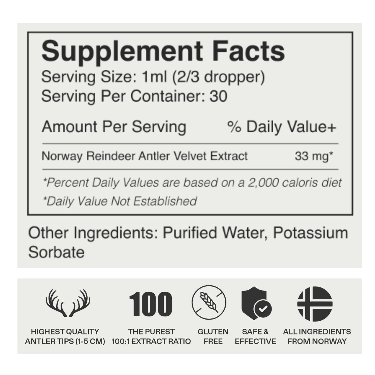 Classic Reindeer Antler Extract