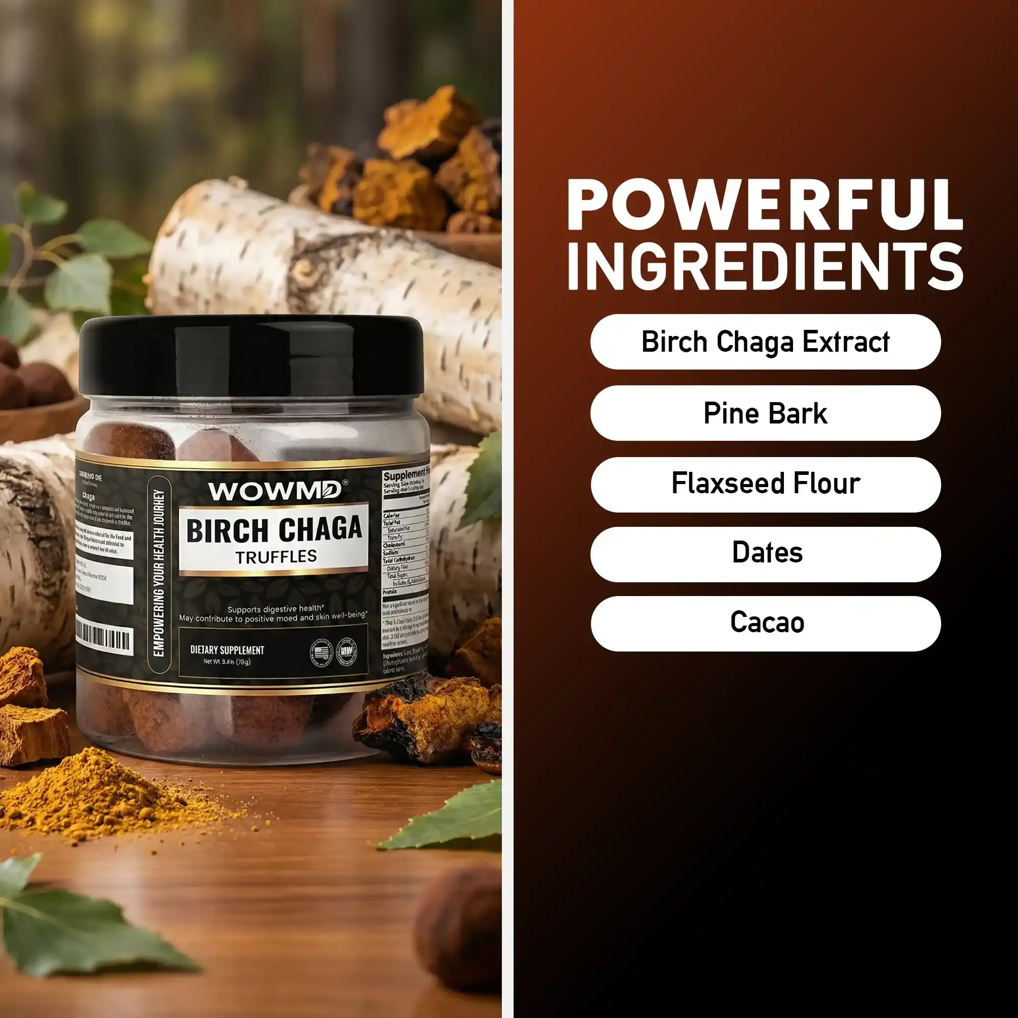 Birch Chaga Truffles