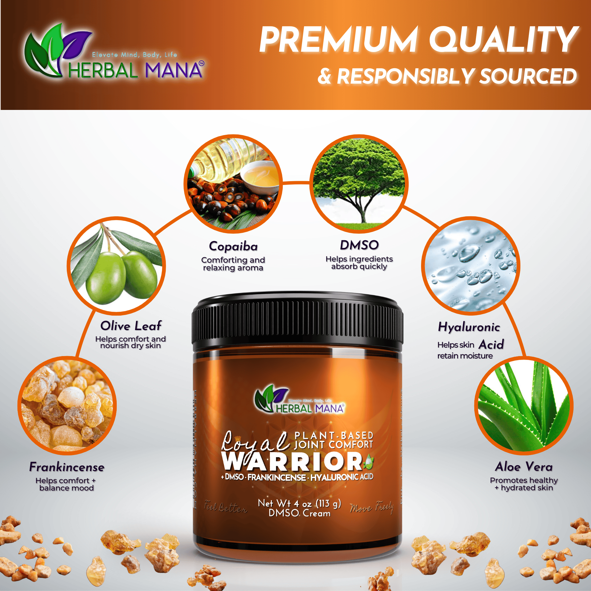 Frankincense DMSO Cream for Joint Pain | Royal Warrior