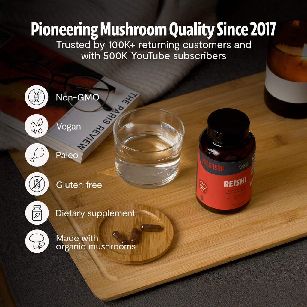 Organic Reishi Mushroom Capsules