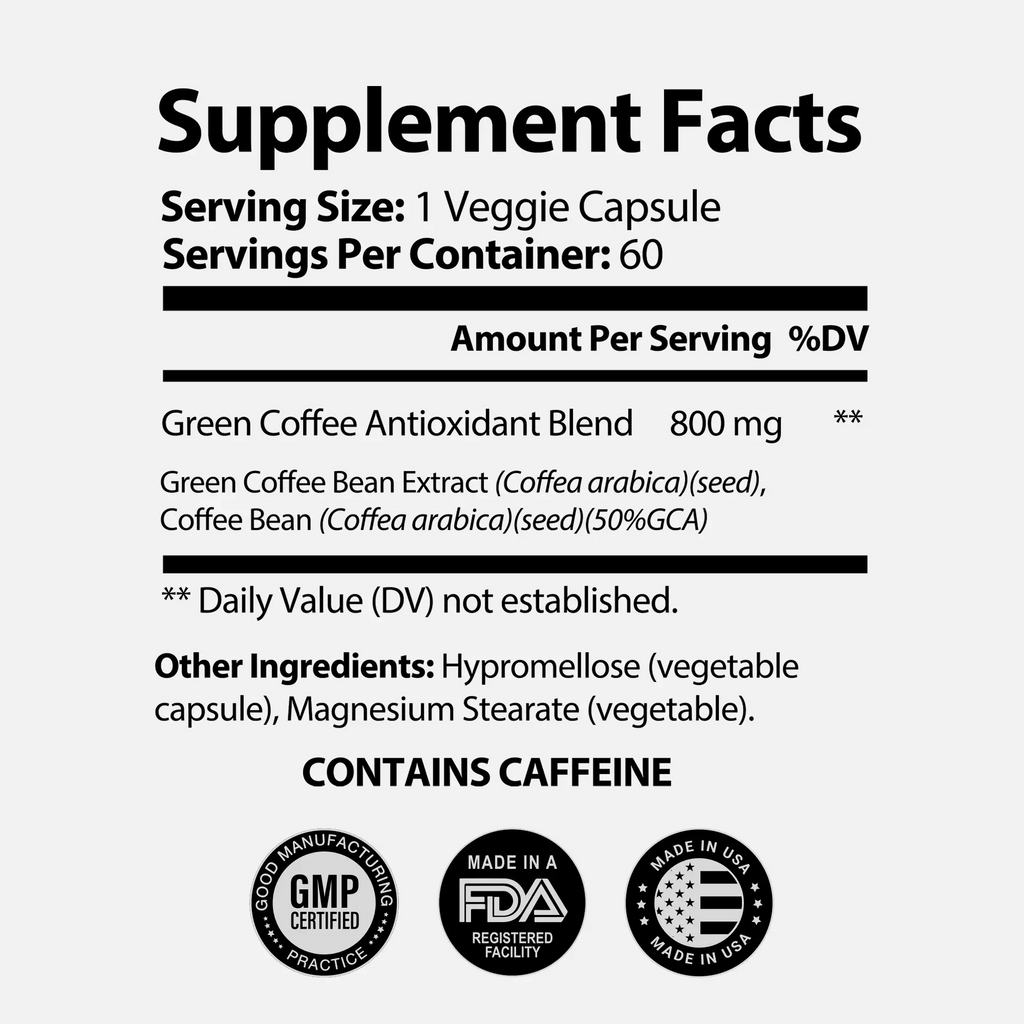 Green Coffee Bean Extract With GCA