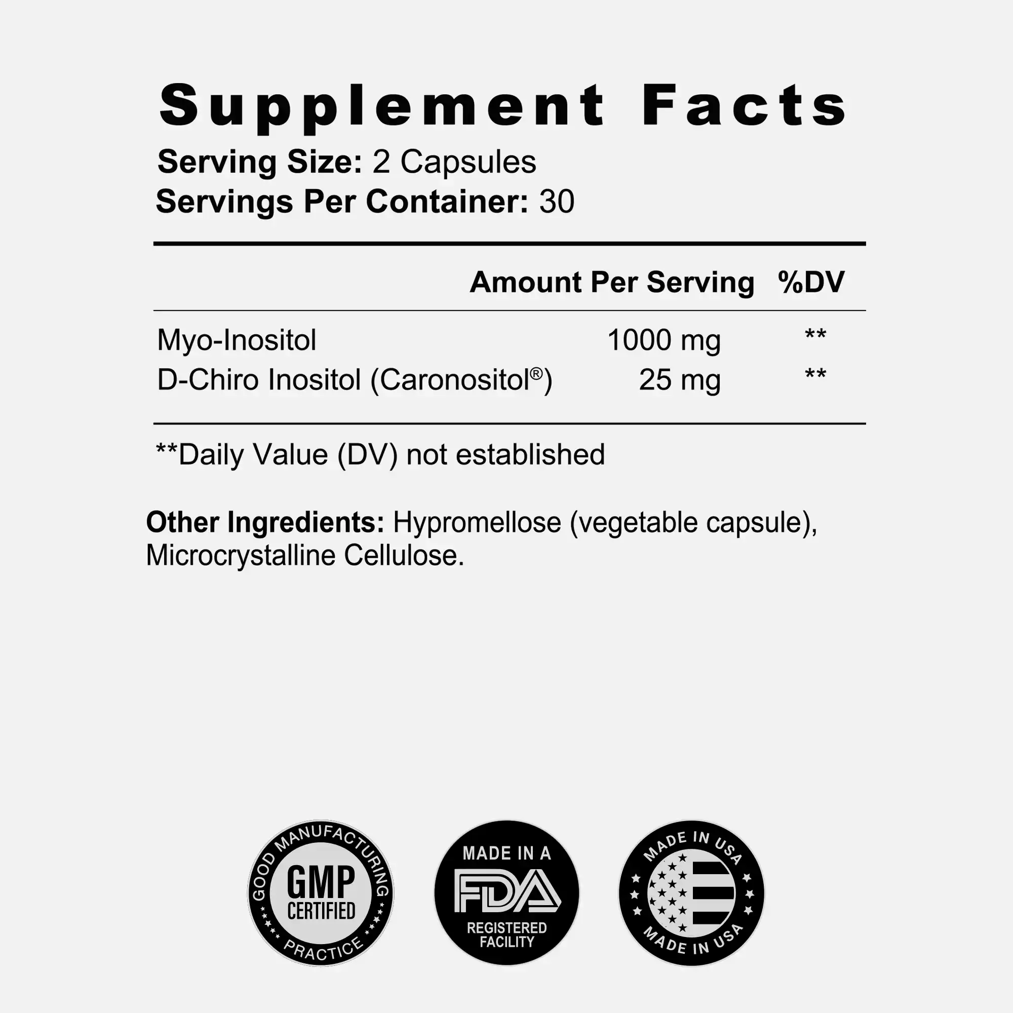 Myo D-Chiro Inositol