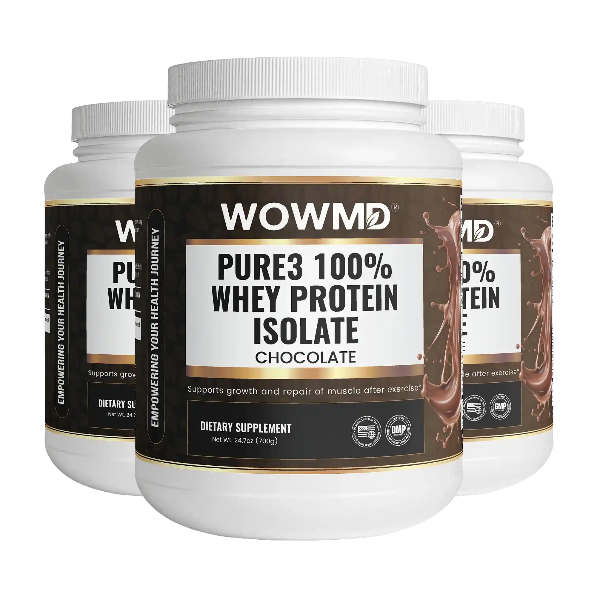 Pure3 100% Whey Protein Isolate (Chocolate)