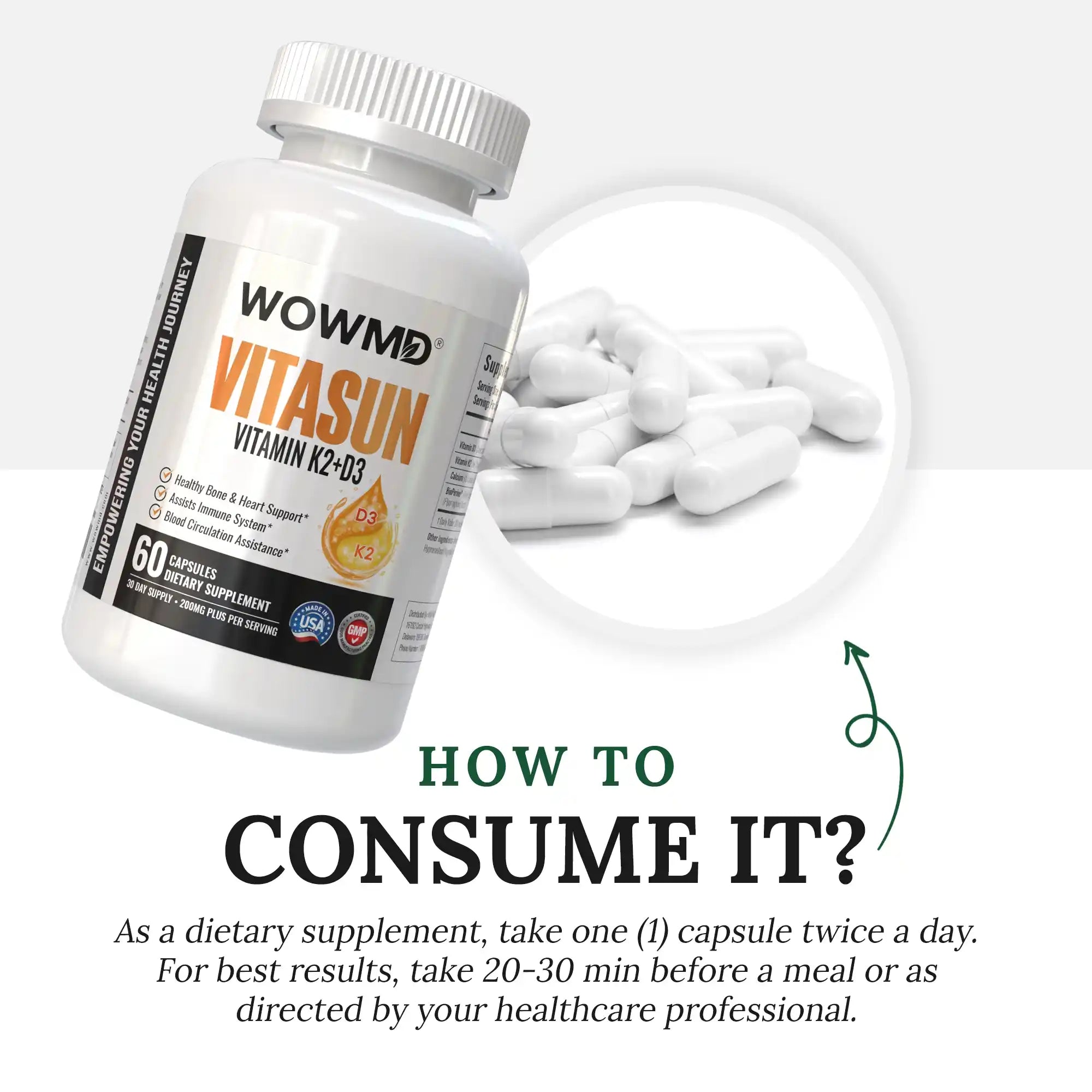 VitaSun Vitamin K2+D3